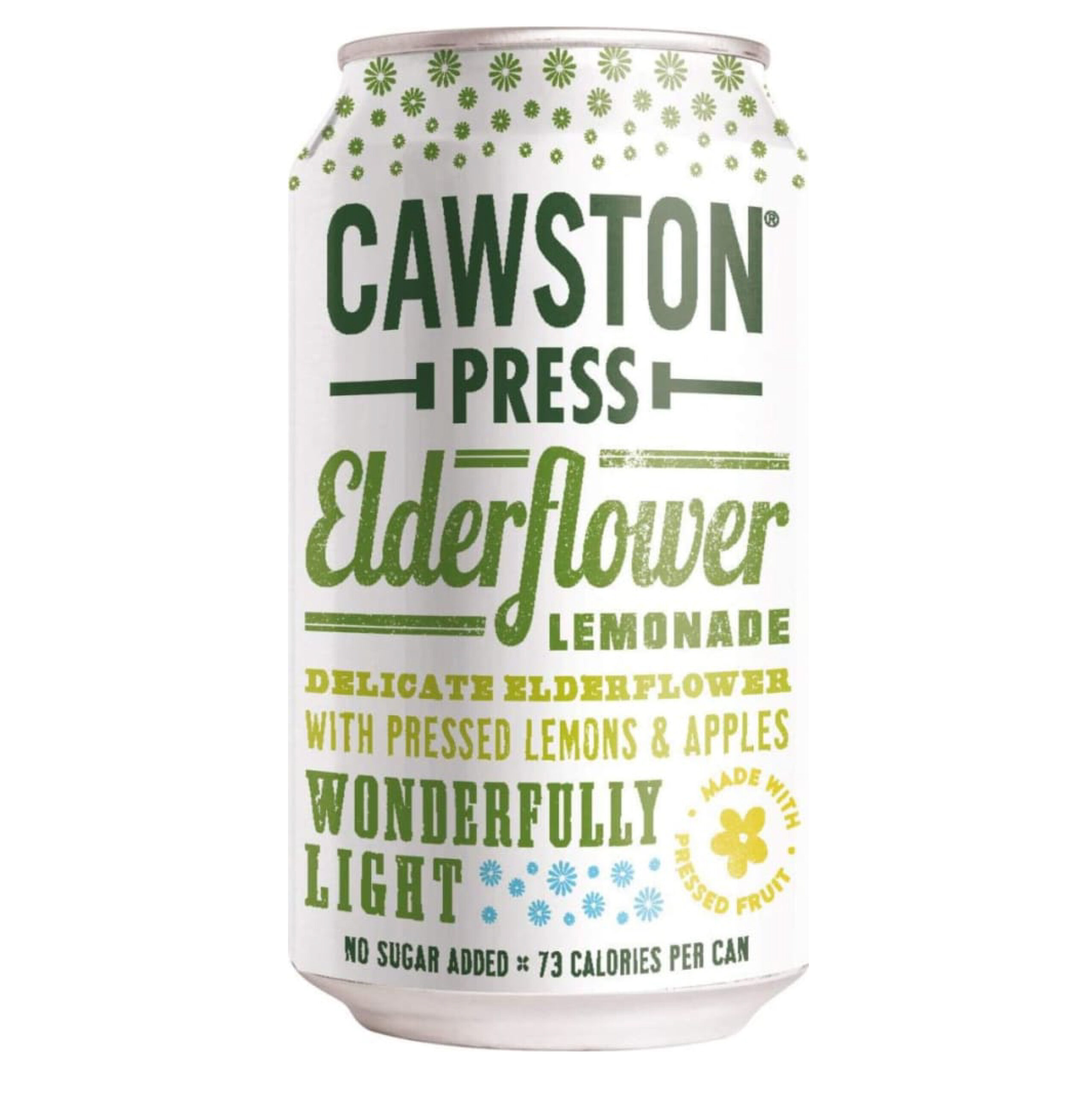 1088200 Cawston Press Sparkling Elderflower Lemonade (can) - 24x330ml - Image 1