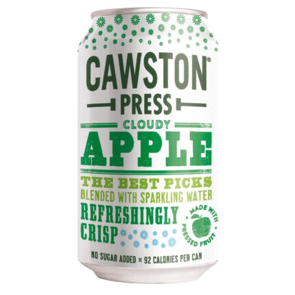 Cawston Press Sparkling Cloudy Apple Water (can) - 24x330ml