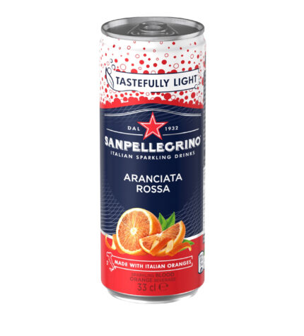 San Pellegrino Aranciata Rossa Blood Orange (can) - 24x330ml