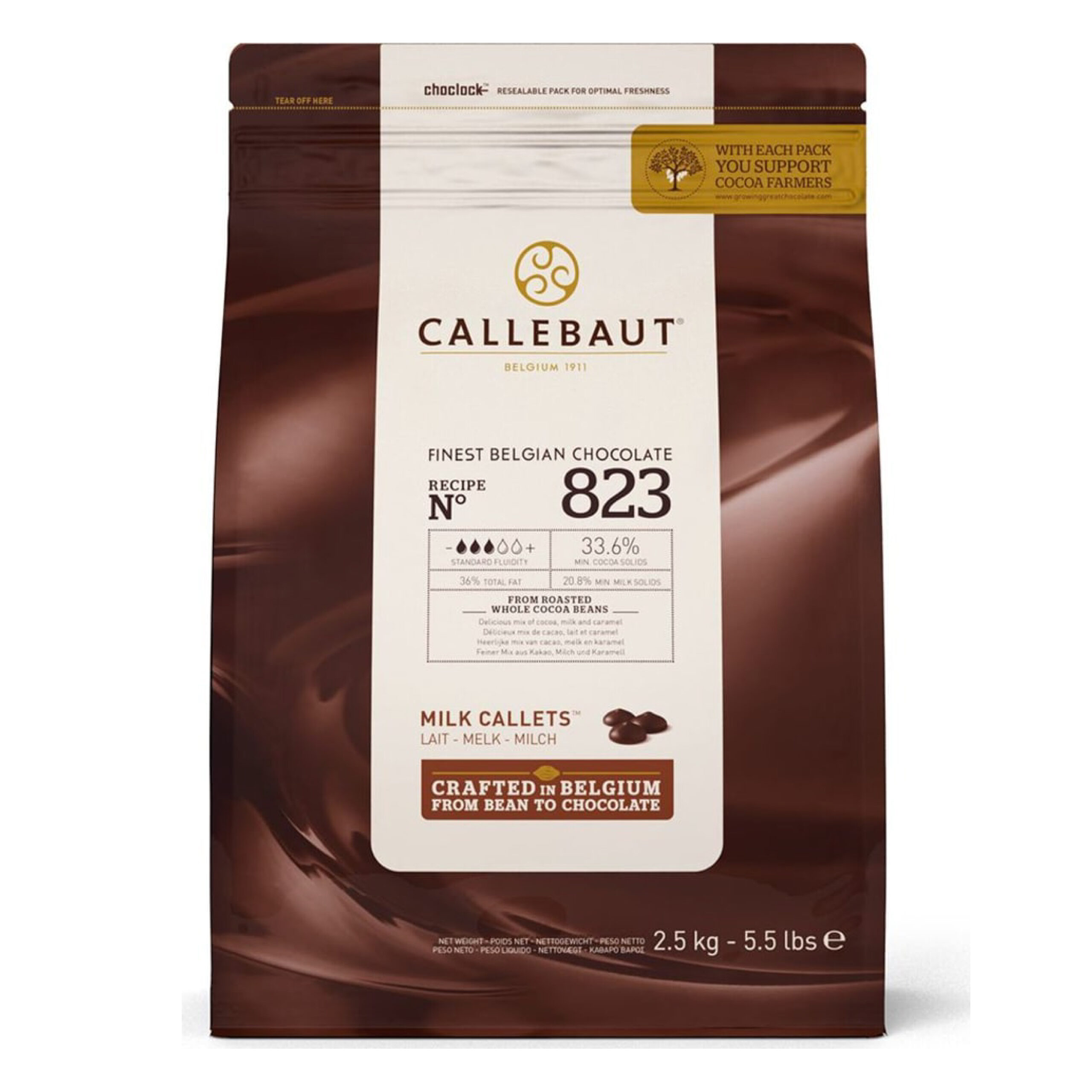 Callebaut Milk Callets - 8x2.5kg