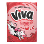 Viva No Added Sugar Strawberry Milk (carton) - 27x200ml