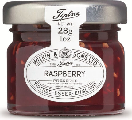 Tiptree Raspberry Jam Portions (Glass) - 72x28g