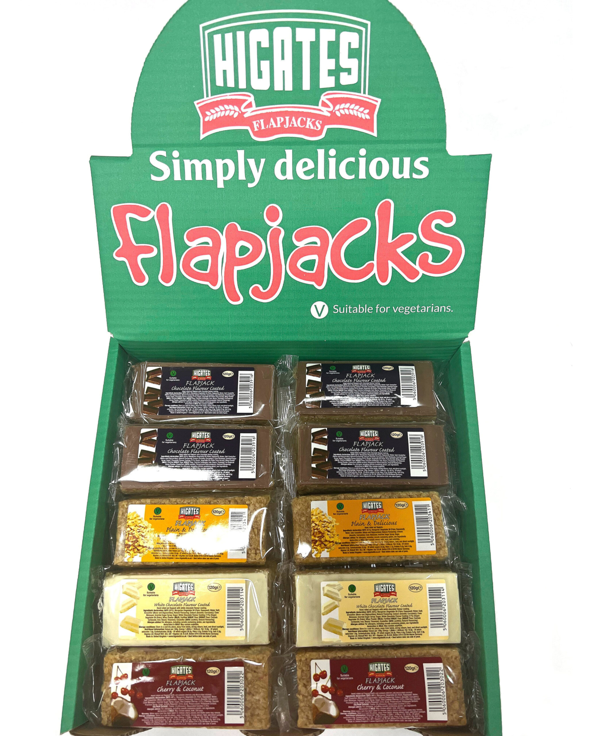 265700 Higates Assorted Box Flapjacks - 30x120g - Image 1