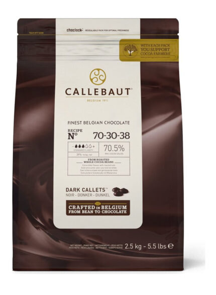 Callebaut Dark Chocolate Callets 70.5% - 2.5kg