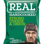 Real Strong Cheese & Onion Crisps - 48x35g