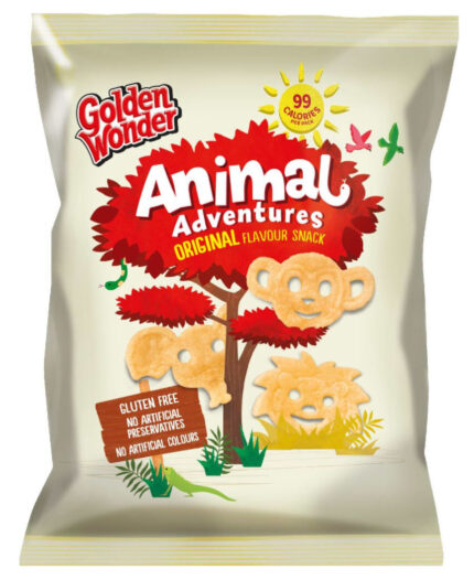 Golden Wonder Animal Adventures Original Crisps - 36x18.9g