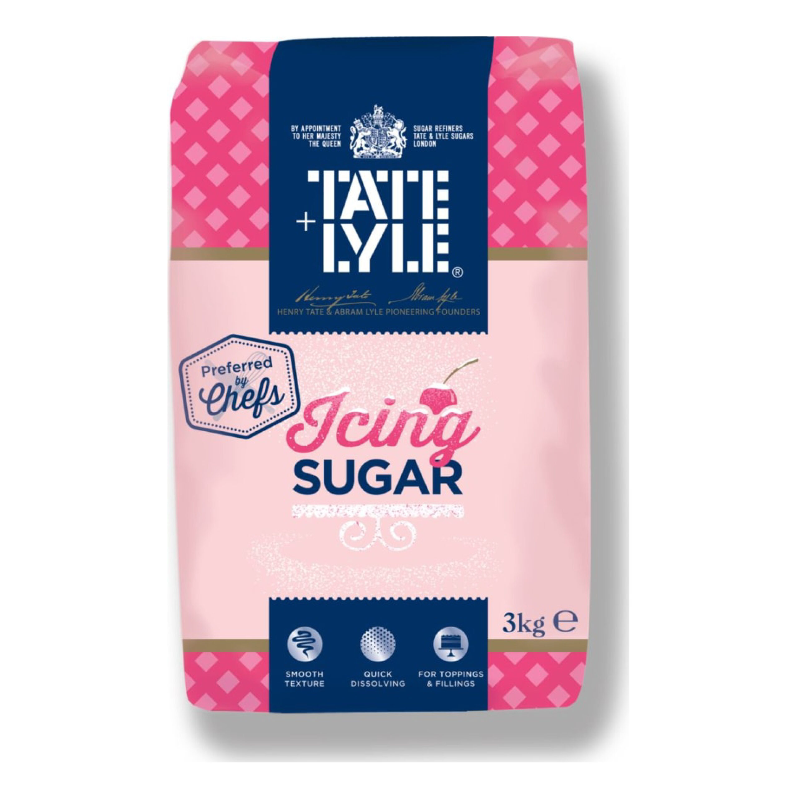 320830 Tate & Lyle Icing Sugar - 4x3kg - Image 1