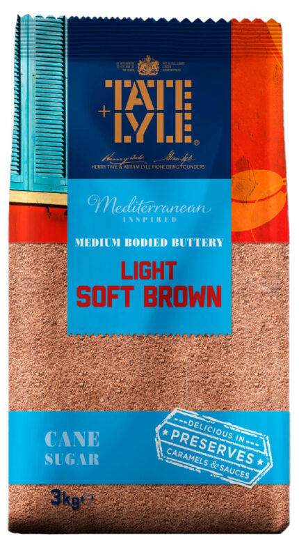 Tate & Lyle Light Soft Brown Sugar - 4x3kg