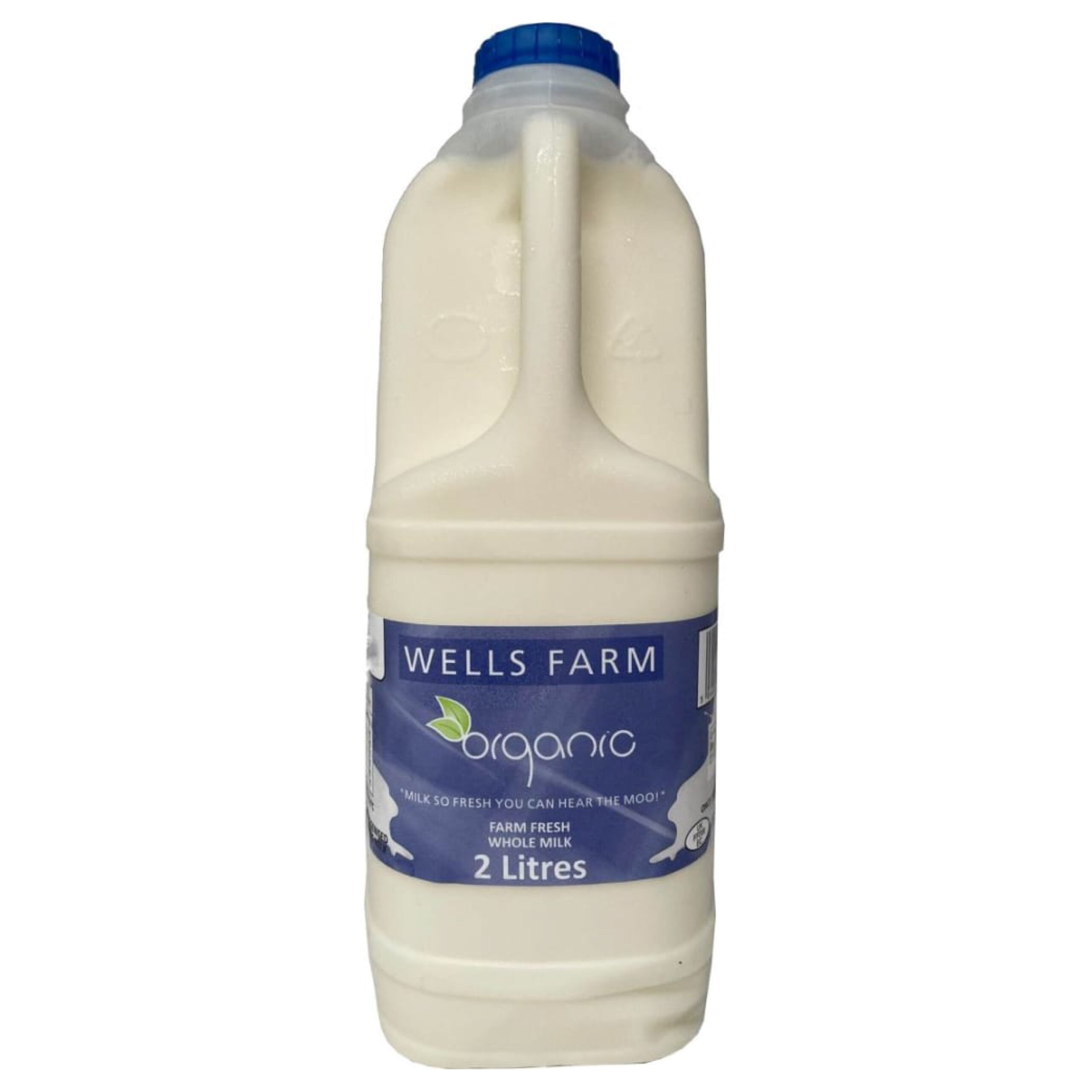 333330 Wells Farm Dairy Red Tractor Organic Whole Milk - 6x2ltr - Image 1