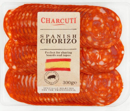 Charcuti Sliced Chorizo - 8x500g