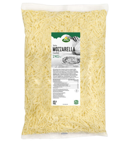 Arla Pro Mozzarella Cheese Sticks - 6x2kg