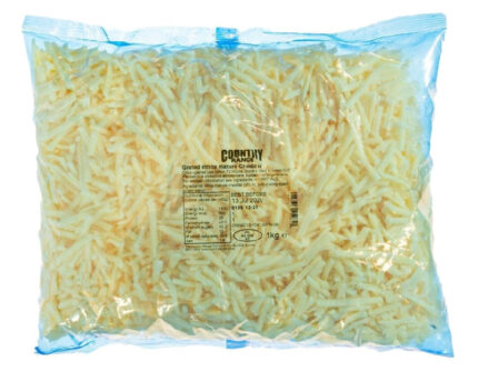 Country Range Mild Grated Cheddar Cheese - 1kg