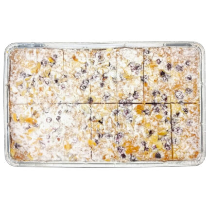 Cakesmiths Vegan Blueberry Bakewell Traybake (pre-cut) - 14ptn