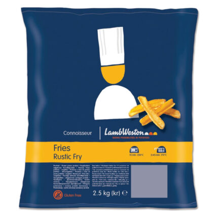 Lamb Weston Connoisseur Fries Rustic Skin On - 4x2.5kg