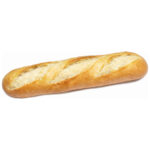 White Demi Bread Baguette Part Baked - 50x140g