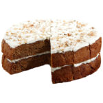 Handmade Gluten Free Carrot Cake Pre-Cut - 14ptn