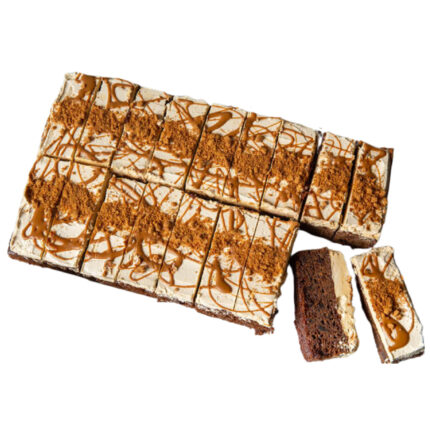 Cakesmiths Sticky Toffee Biscoff Traycake Pre-Cut - 18ptn